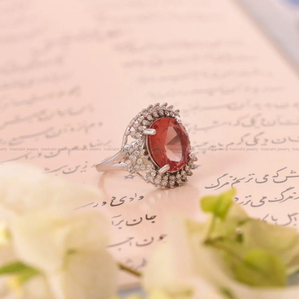انگشتر الکساندریت زنانه کد 1649