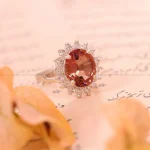 انگشتر الکساندریت زنانه کد 1656