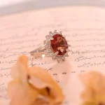 انگشتر الکساندریت زنانه کد 1657