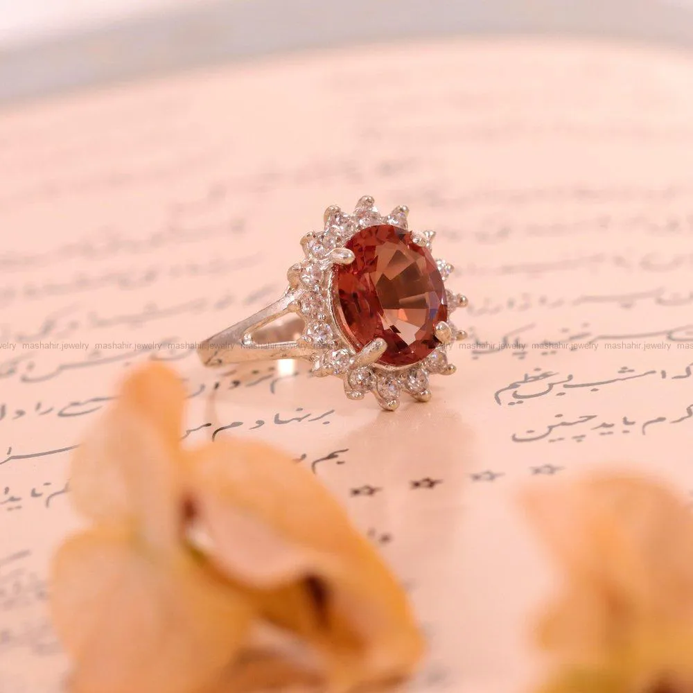 انگشتر الکساندریت زنانه کد 1657