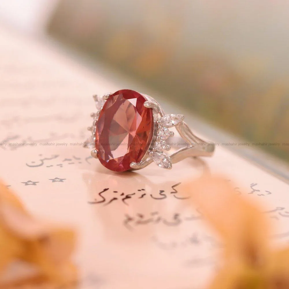 انگشتر الکساندریت زنانه کد 1659