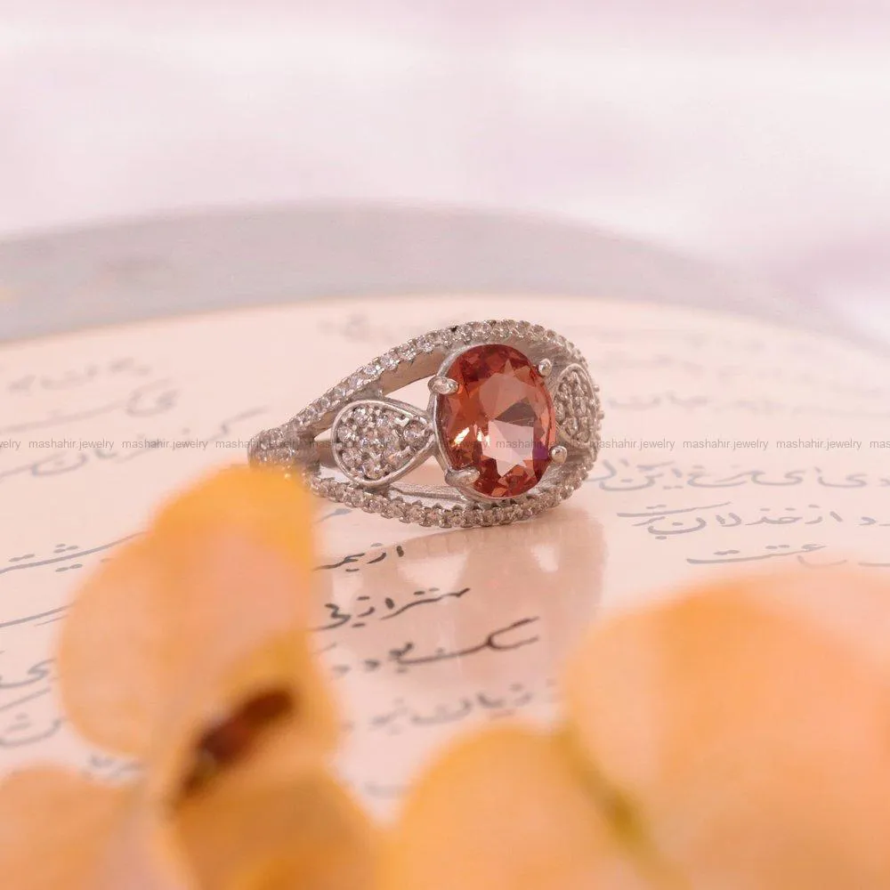 انگشتر الکساندریت زنانه کد 1664
