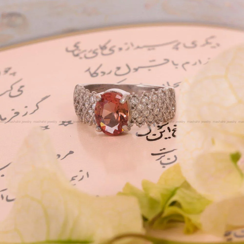 انگشتر الکساندریت زنانه کد 1668