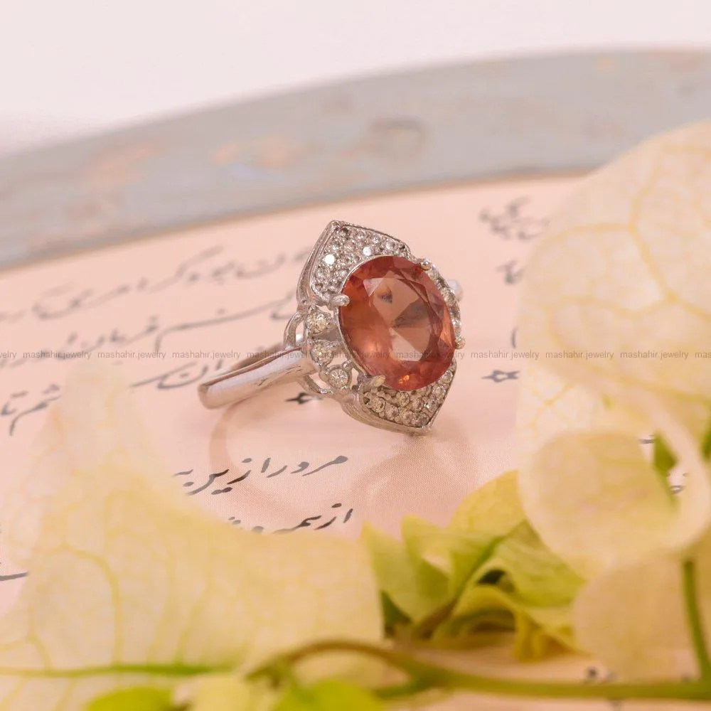 انگشتر الکساندریت زنانه کد 1669