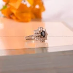 انگشتر یاقوت کبود زنانه کد 1683