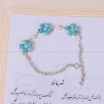 دستبند فیروزه زنانه کد 1752
