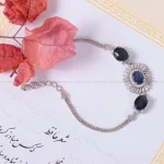 دستبند یاقوت کبود زنانه کد 1753