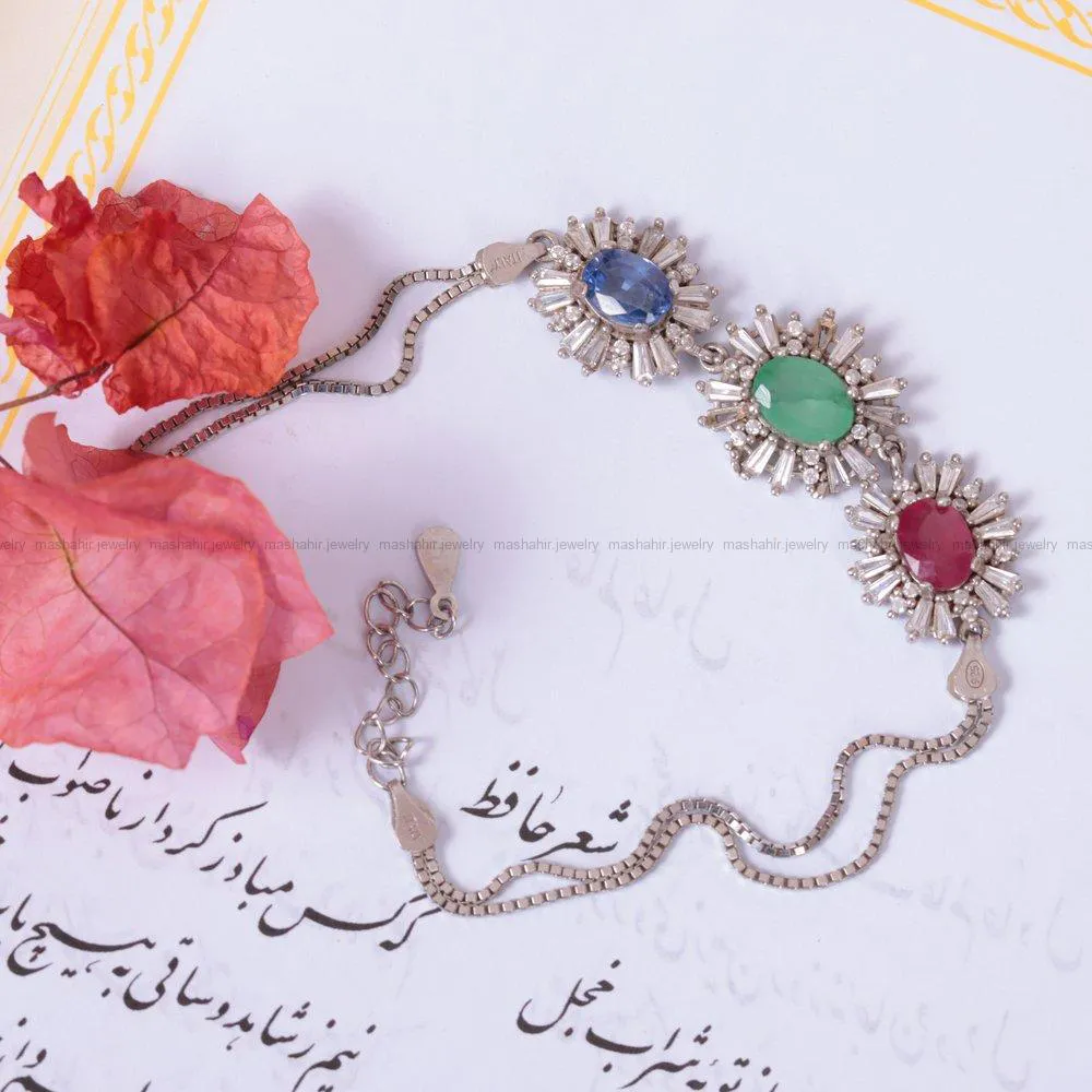دستبند میکس زنانه کد 1754