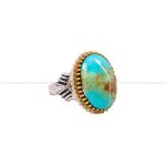 انگشتر فیروزه شجری مردانه کد 3806