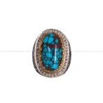 انگشتر فیروزه شجری مردانه کد 1822