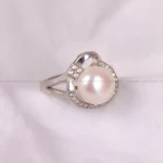 انگشتر نقره زنانه کد 1843