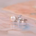 انگشتر نقره زنانه کد 1848