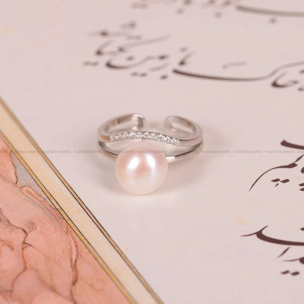 انگشتر نقره زنانه کد 1849