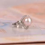 انگشتر نقره زنانه کد 1850