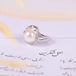 انگشتر نقره زنانه کد 1865