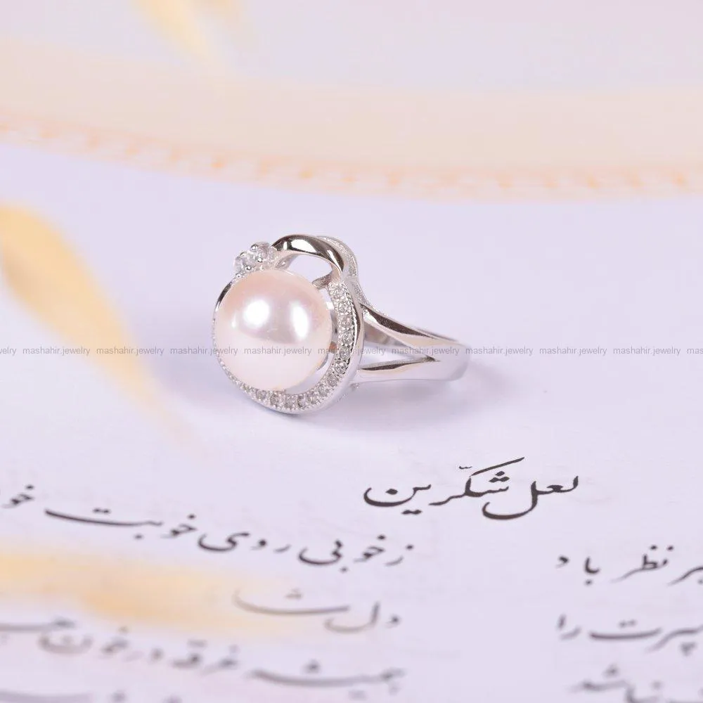 انگشتر نقره زنانه کد 1865