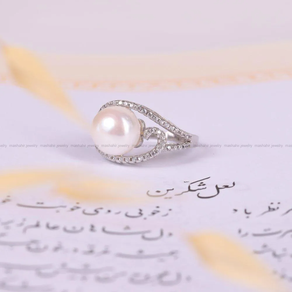 انگشتر نقره زنانه کد 1867