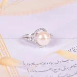انگشتر نقره زنانه کد 1872