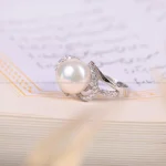 انگشتر نقره زنانه کد 1874