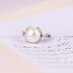 انگشتر نقره زنانه کد 1875