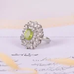 انگشتر سیترین زنانه کد 1879