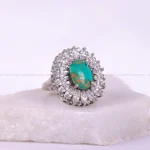 انگشتر فیروزه شجری زنانه کد 1949