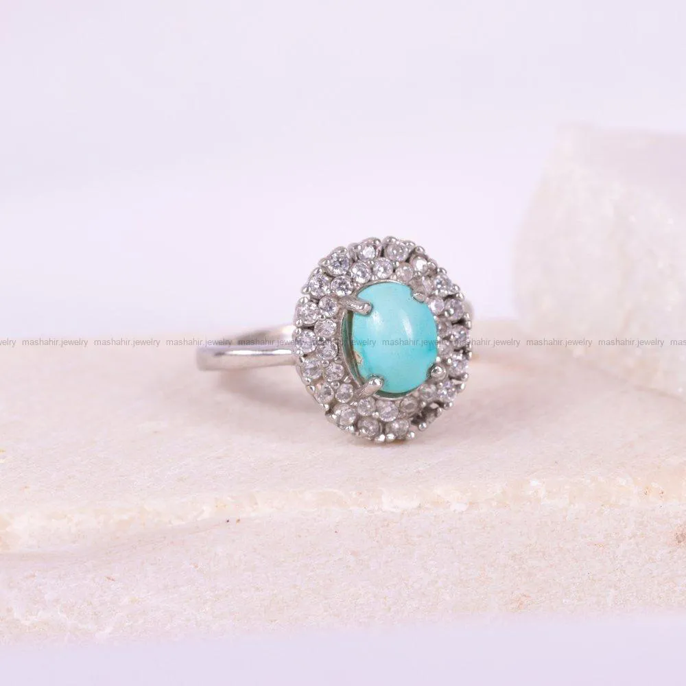 انگشتر فیروزه شجری زنانه کد 1964