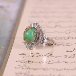 انگشتر فیروزه شجری زنانه کد 1977