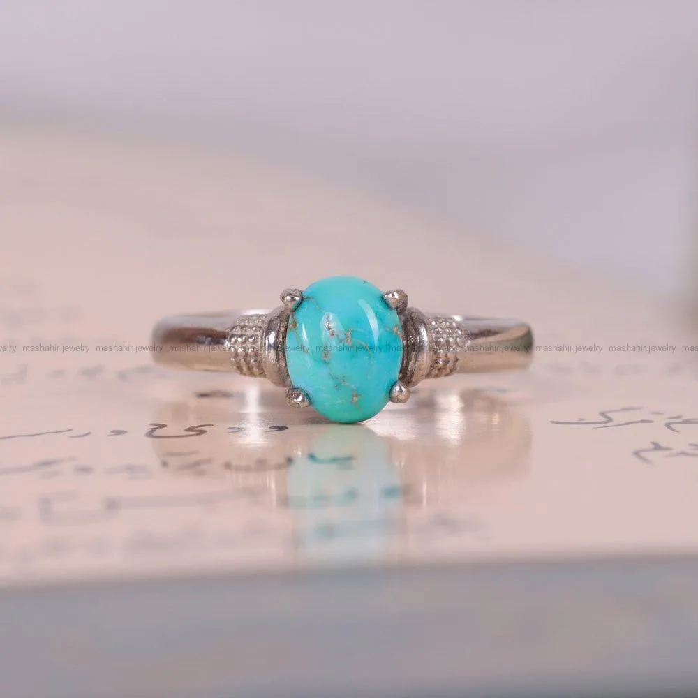 انگشتر فیروزه شجری زنانه کد 1980