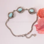 دستبند فیروزه زنانه کد 1986