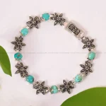 دستبند فیروزه زنانه کد 1998