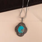 گردنبند فیروزه زنانه کد 2110