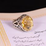 انگشتر کوارتز مردانه کد 4005