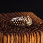 انگشتر موزانایت مردانه کد 4014