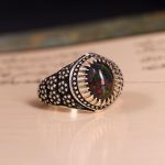 انگشتر اوپال مردانه کد 4026