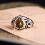 انگشتر اوپال مردانه کد 4025