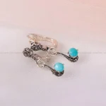 گوشواره فیروزه زنانه کد 2168