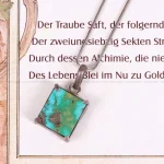 گردنبند فیروزه زنانه کد 2238