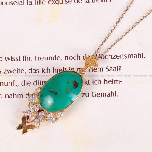Womens Turquoise Necklac 2245