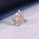 انگشتر سیترین زنانه کد 2292