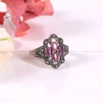 انگشتر یاقوت سرخ زنانه کد 2301