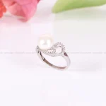 انگشتر نقره زنانه کد 2303