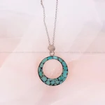 گردنبند فیروزه زنانه کد 2360