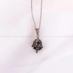 گردنبند یاقوت کبود زنانه کد 2361