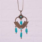 Womens Turquoise Necklace 2372