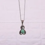 گردنبند فیروزه زنانه کد 2379