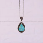 گردنبند فیروزه زنانه کد 2385