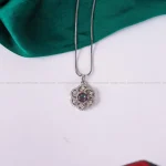 گردنبند طرح توپاز زنانه کد 2393