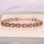 دستبند الکساندریت زنانه کد 2452