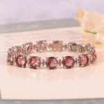 دستبند الکساندریت زنانه کد 2454